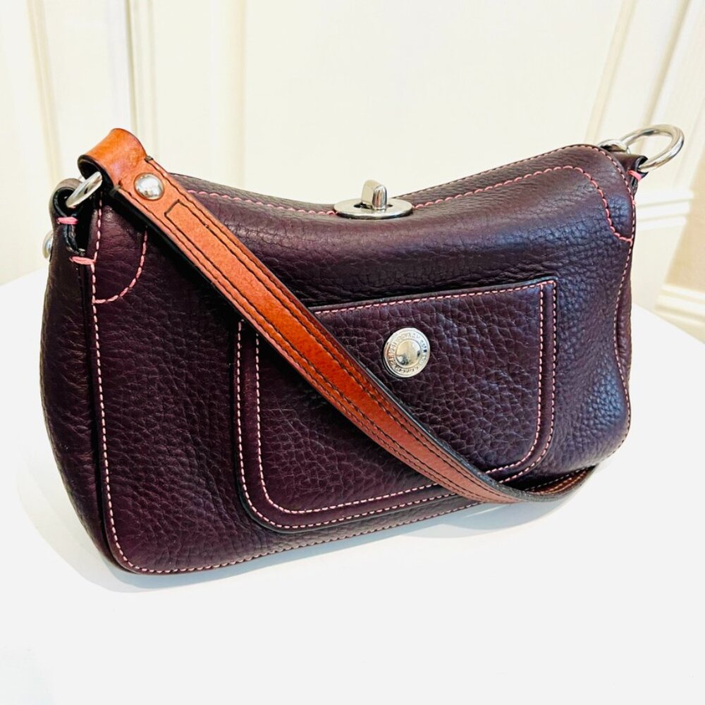 Beautiful Coach Leather Purse in Purplish Tone